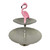 Flamingo Luau Tiered Serving Stand