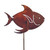 Distressed Fish Garden Stake