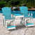 Destin Beach Balcony Gliders with Center Table