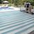 Beach Day Stripes Indoor/Outdoor Utility Mat - 8 x 10