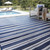 Yacht Club Stripes Indoor/Outdoor Utility Mat - 9 x 12