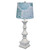 Seaside Coral Distressed Table Lamp