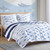 Nautical Sharks Reversible Quilt Set - Full/Queen