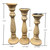 Beachwood Candle Holders - Set of 3