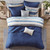 Seaside Dreams Blue 8 Piece Comforter Set - King/Cal King