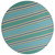 Bayside Stripes Indoor/Outdoor Rug - 8 Ft. Round