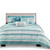 Blue Tide 6 Piece Quilt Bed Set - King/Cal. King