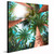 Palm Canopy Personalized Block Mount Art - Small