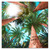 Palm Canopy Personalized Block Mount Art - Large