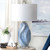 Swirling Seas Abstract Table Lamp