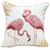 Fancy Flamingos Pillow