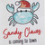 Sandy Claus Holiday Dishtowels - Set of 4