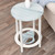 Weathered Conch Shell End Table