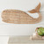 Wrapped Rattan Whale Wall Art