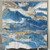 Blue and Gold Serenity Shower Curtain
