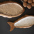 Carved Teak & Capiz Shell Trays - Set of 2 - OUT OF STOCK UNTIL 05/14/2026