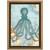 Blue Octopus Framed Canvas