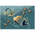 Bubbly Fish Indoor/Outdoor Rug - 2 x 3 - OUT OF STOCK