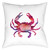 Crabby Swirl Pillow