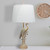 Distressed Finish Heron Table Lamp