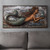 Embossed Mermaid Metal Wall Art