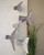 Fish Tail Wall Sculptures - Set of 5