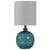 Mini Cerulean Spanish Glass Ball Accent Lamp