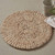 Natural Braided Hyacinth Round Placemats - Set of 4