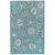 Antigua Shells Aqua Indoor/Outdoor Rug - 7 x 9