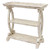 Newport Distressed White Console Table