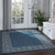 Portico Indigo Indoor/Outdoor Rug - 8 x 10