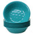 Rippled Turquoise Bowls - Set of 6 - OUT OF STOCK UNTIL 05/29/2024