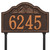 Rope and Shell Lawn Address Plaque - Oil Rubbed Bronze
