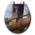 Rusted Anchor Toilet Seat - White - Round