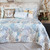 Seascape Coral Quilt Bed Set - King