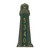 Small Lighthouse Vertical House Number Plaque - Green & Gold