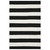 Sorrento Rugby Stripe Black Rug - 2 x 3