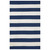 Sorrento Rugby Stripe Navy Rug - 5 x 8