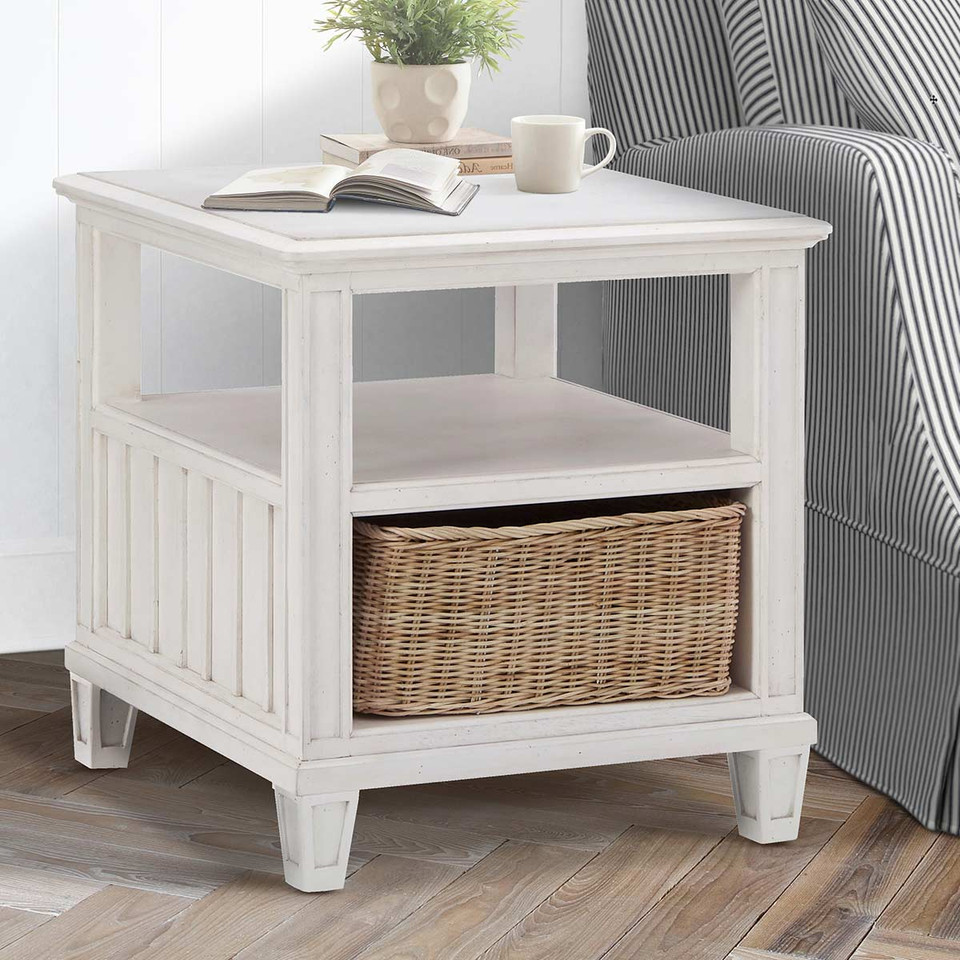 Ivory Coast End Table Bella Coastal Decor