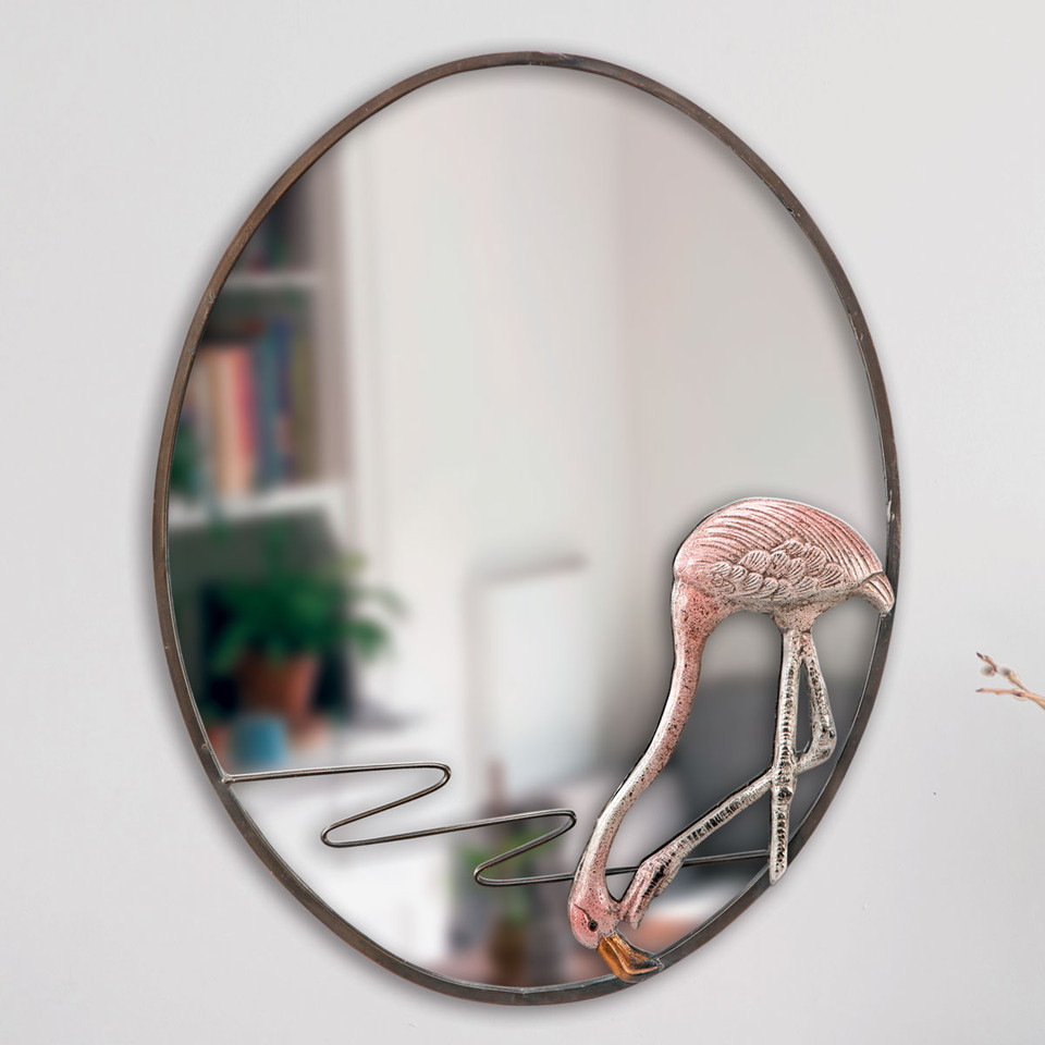 Coastal Mirrors Octopus Oval Wall Mirror Bella Coastal Decor