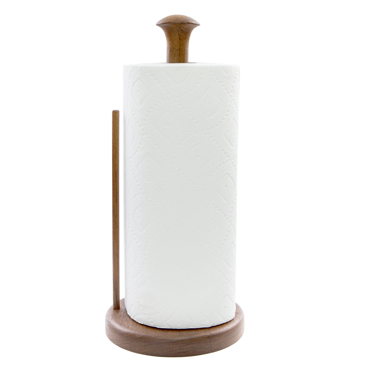 Teak Stand-Up Paper Towel Holder