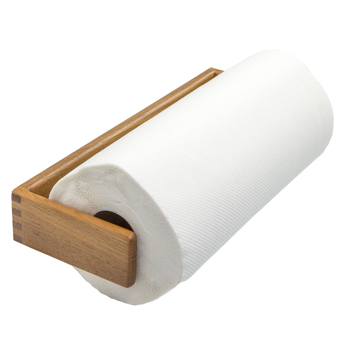 Teak Wall-Mount Paper Towel Holder