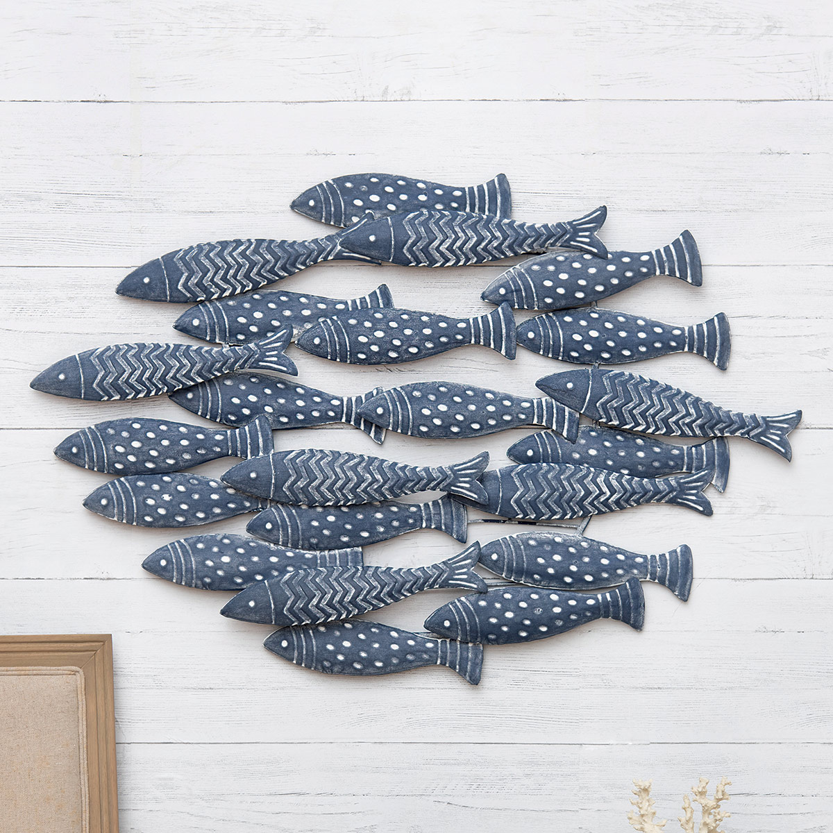 School of Fish Metal Wall Art