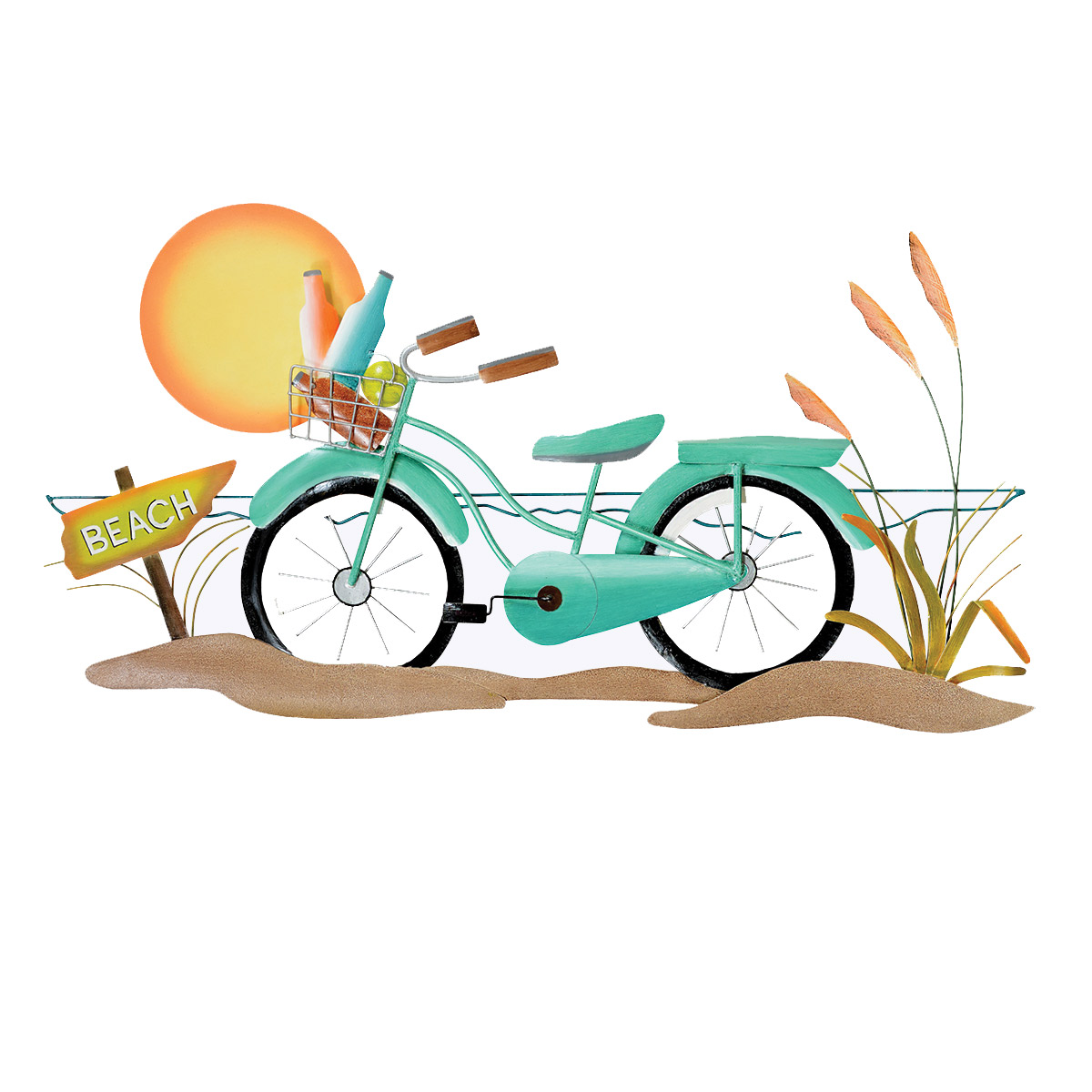 beach cruiser wall art