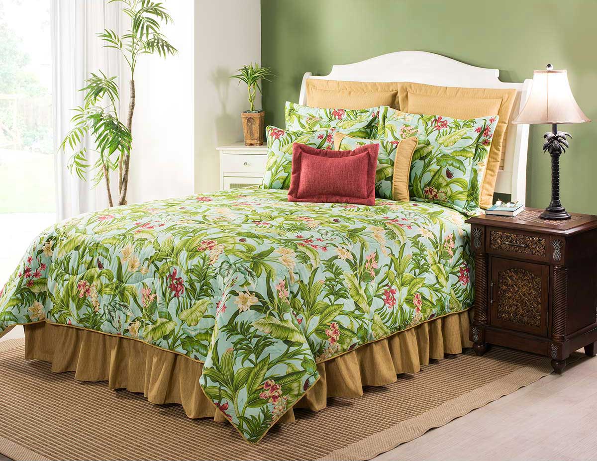 Magnolia Garden Quilted Comforter Set