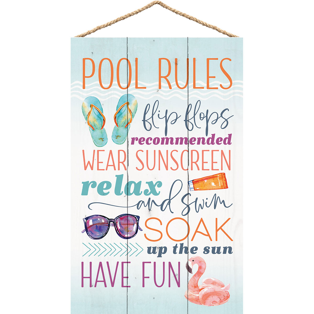 The pool rules