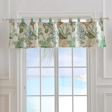 Aqua Reef Valance | Bella Coastal Decor