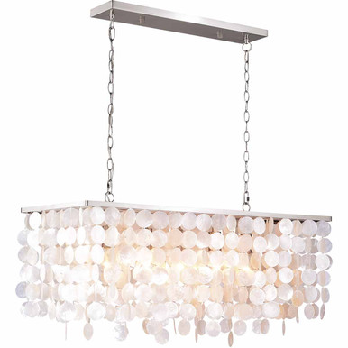 Capiz-Shell 1-Light Pendant, Lighting Pendant Lighting B2666