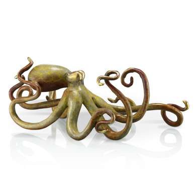 Oceano brass octopus tentacles knob – ilbronzetto