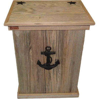 Sea Anchor Trash Container | Bella Coastal Decor